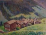 Verkocht.Hamers.Flip Hamers.1909-1995.Bergdorpje in Zwitserland.